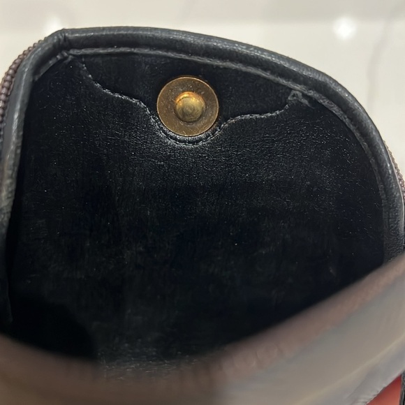 Christian Dior Charcoal Gray Small Zip Around Pouch Wallet - Picture 7 of 10